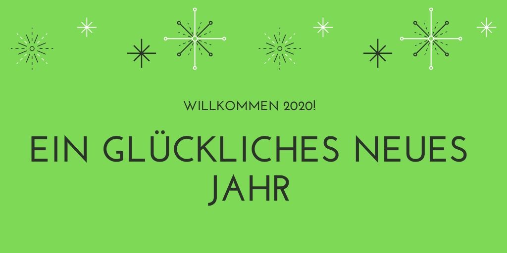 Beitragsbild wir begrüßen das neue Jahrzehnt. Jahreswechsel 2019 2020